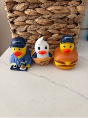 Culver’s Themed Rubber Duck Set - THREE new